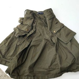 Olive green kilt